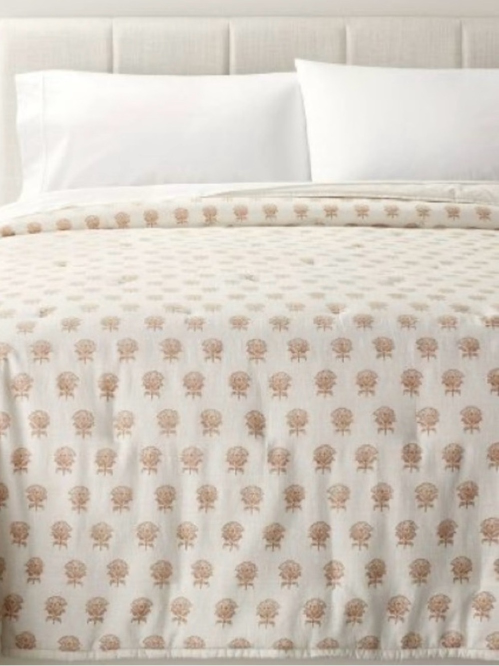 Threshold Studio McGee Lofty Slub Block Print Quilt